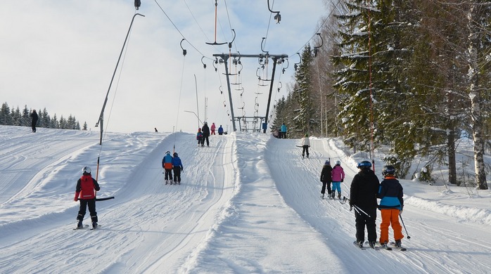 Ski slalom